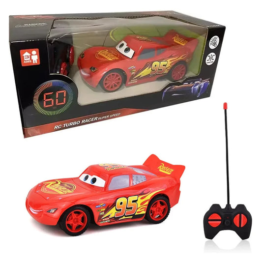 2026 Disney Anime Pixar Cars 3 Electric Toy Car Lightning Mcqueen Remote Control Children Toy Simulation Racing Brithday Gifts