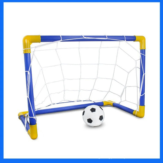 Portable Micro Soccer Goal Set (Net, Pump, Ball Included) | Lightweight Indoor/Outdoor Gear for Park & Beach Training